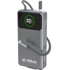 Dudao K31 Pro 45W 20000mAh Power Bank With Built-In Retractable USB-C Cable - Gray - (K31Pro)