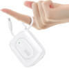 Dudao K32 22.5W 10000 Mah Powerbank With Built-In USB-C/ Lightning Cable - White - (K32 white)