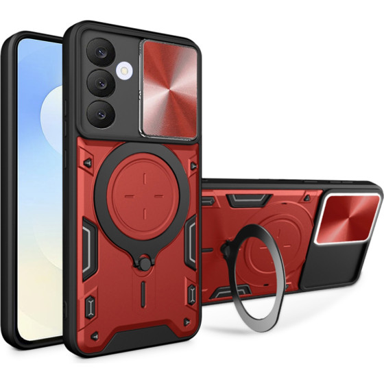 Techsuit - Camguard Pro - Samsung Galaxy S25 Fe - Red