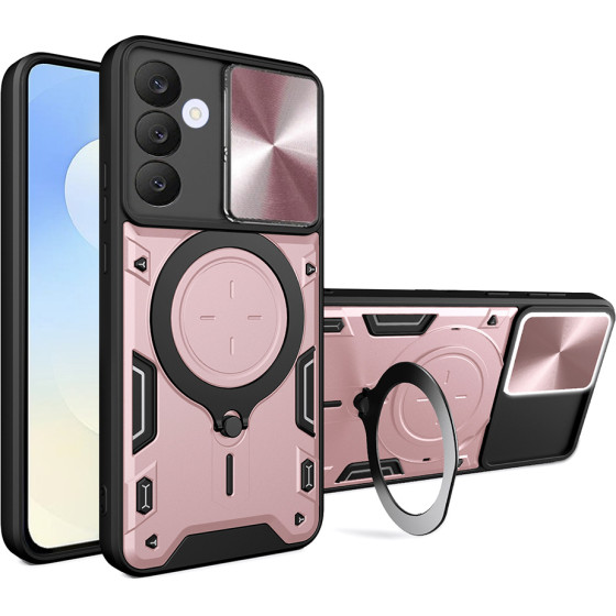Techsuit - Camguard Pro - Samsung Galaxy S25 Fe - Rose Gold