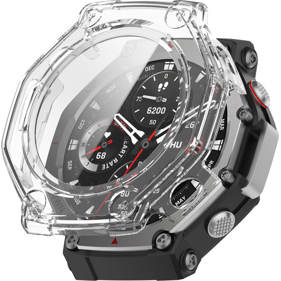 Techsuit - Defense360 Pro + Screen Protector - Amazfit T-Rex 3 - Clear