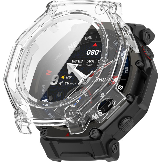 Techsuit - Defense360 Pro + Screen Protector - Amazfit T-Rex 3 Pro - Clear