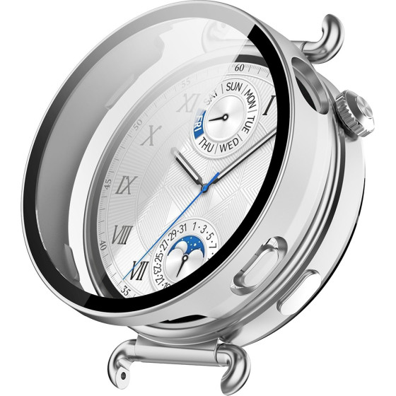 Techsuit - Defense360 Pro + Screen Protector - Huawei Watch Gt 6 41mm - Silver