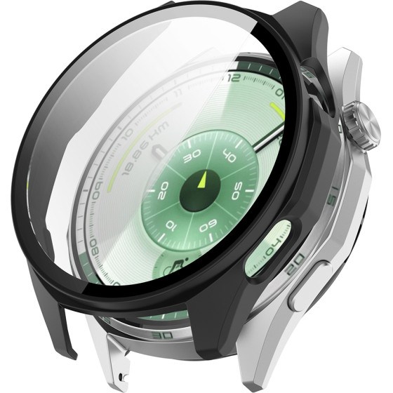Techsuit - Defense360 Pro + Screen Protector - Huawei Watch Gt 6 46mm - Matte Black