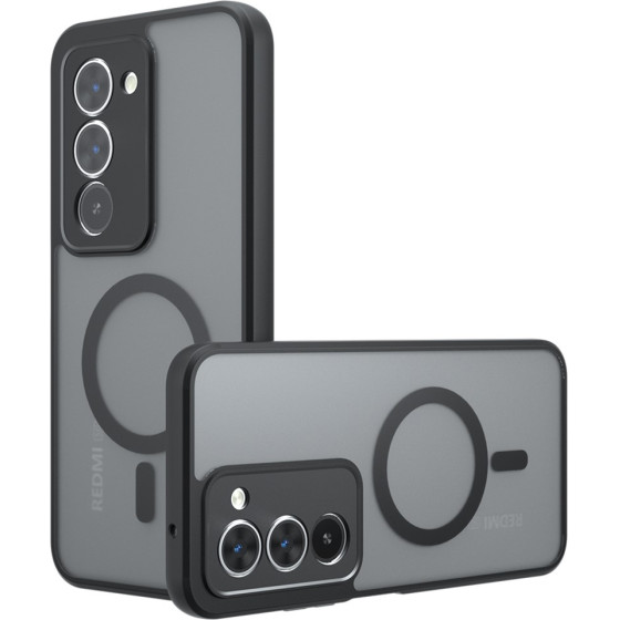Techsuit - Purefrost Magsafe - Xiaomi Redmi 15 4G / Redmi 15 5G - Frosted Black