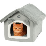 Purlov Cat Bed - Gray House 25706 - (18668-0)