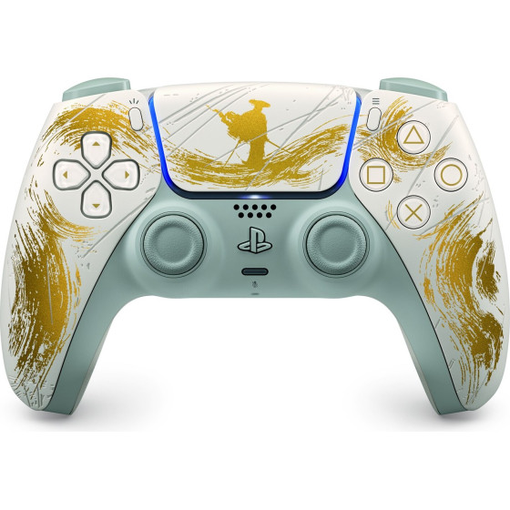 Sony Dualsense Ghost Of Yotei Limited Edition Gold, White Bluetooth/Usb Gamepad Analogue / Digital Playstation 5 - (711719599012)