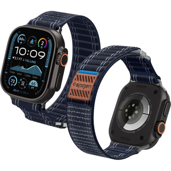 Spigen WBF0 Band Apple Watch 8 / 9 / 10 / 11 / Se / Ultra (44 / 45 / 46 / 49 MM) Navy - (AMP10143)