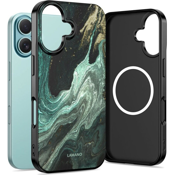 Tech-Protect Lamano Magsafe Iphone 16 Verde AURA