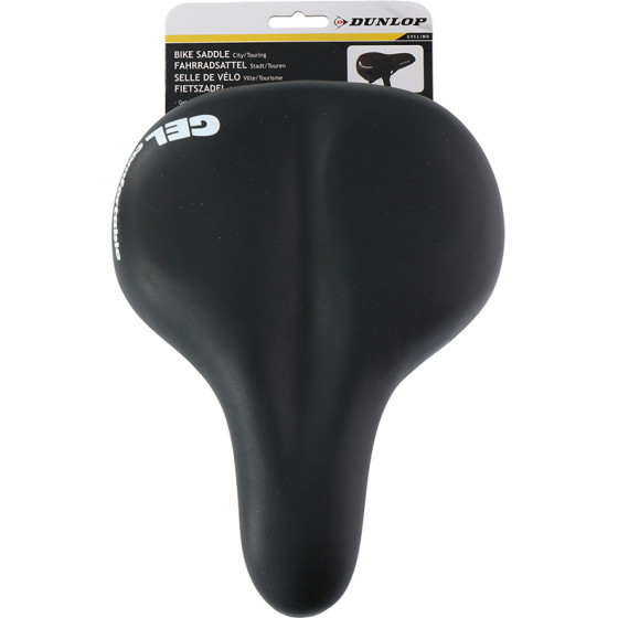 Dunlop - Comfortable Bicycle Gel Saddle - (8711252419695)