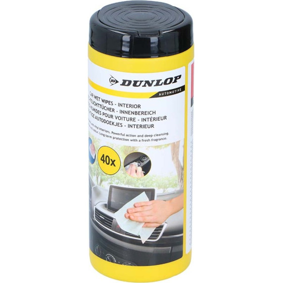 Dunlop - Moist Wipes For Car Cockpit Care (40 pcs.) - (8711252268101)