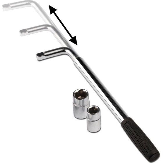 Dunlop - Telescopic Heavy Duty Wheel Wrench - (8711252417899)
