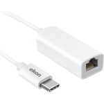 SBS Ekon By Audio Adaptor Type C To Lan Female White - (ECITTYCLANMF)