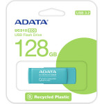Adata - Memory Stick UC310 Eco - Usb 3.2 Gen1 (Usb 5Gbps), 128GB, 100MB/s, Windows, Mac OS, Linux - Blue - (UC310E-128G-RGN)