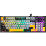 Marvo Gaming Keyboard Soldat S50B - Rainbow, 98 Keys - -K638B - (MARVO-K638B)