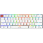 Marvo Gaming Mechanical Keyboard Saber 61 KG933G White - 61 keys, Red Switches [Linear] - (MARVO-KG933G-WH)