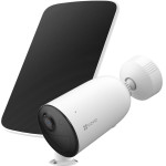 Ezviz CB3 (AOV) Battery Wi-Fi Camera + Solar Panel 5200 Mah White - (CB3 Solar Panel Kit 2K (Type C))