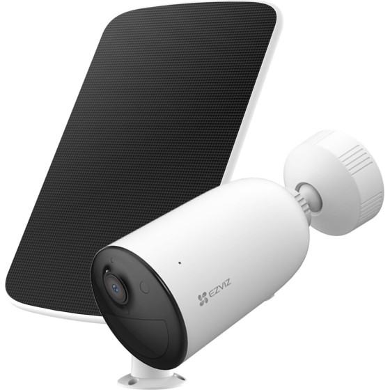 Ezviz CB3 (AOV) Battery Wi-Fi Camera + Solar Panel 5200 Mah White - (CB3 Solar Panel Kit 2K (Type C))