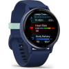 Garmin Vivoactive 5 3.05 Cm (1.2'') Amoled 42 Mm Digital 390 x 390 Pixels Touchscreen Blue Wi-Fi Gps (satellite) - (010-02862-12)