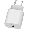 Gembird Universal Usb charger, 2.4 A, White - (TA-UC-1A12-01)