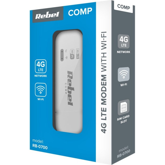 Rebel 4G Modem (White) - (RB-0700)