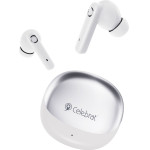 Celebrat Earphones �� ���� �������� W71, True Wireless, 10mm, 30/200mAh, ����� - (W71-WH)