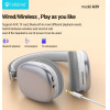 Celebrat Headphones A39, �������� & ���������, Micro SD, 40mm, 400mAh, ����� - (A39-SL)