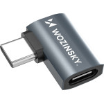 Wozinsky USB-C - USB-C 40Gb/s 240W 8K Otg Side Angled Adapter - Gray - (WPKB-01)