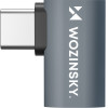 Wozinsky USB-C - USB-C 40Gb/s 240W 8K Otg Side Angled Adapter - Gray - (WPKB-01)