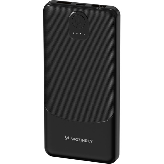Wozinsky Wpower 10000mAh Power Bank - Black 5907769384240 - (WPBBK-2)