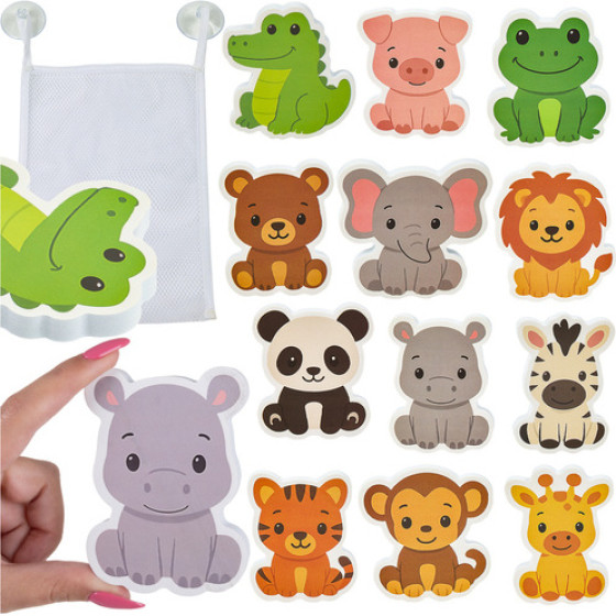 Kruzzel Foam Puzzle For Bath - Animals 26600 - (18660-0)
