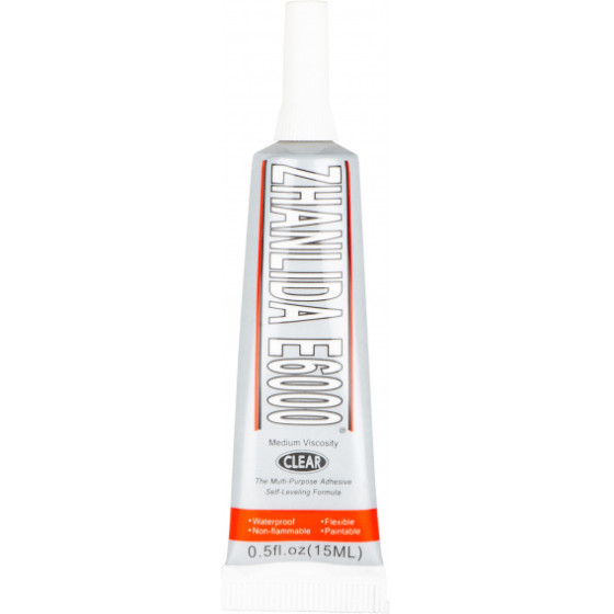 Zhanlida Universal Glue Cellphone Repair E-6000, 15ml, Clear