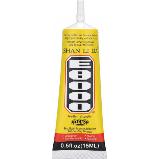 Zhanlida Universal Glue Cellphone Repair E-8000, 15ml, Clear