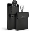 Tech-Protect Klatka Faradaya KLR400 Pouch Keyless Rfid Signal Blocker Case BLACK/BLACK
