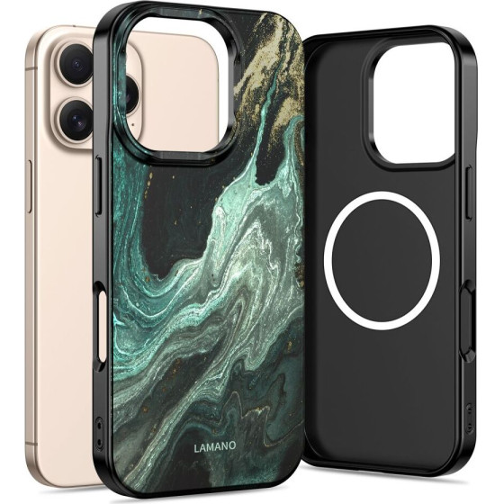 Tech-Protect Lamano Magsafe Iphone 16 Pro Verde AURA