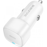 Borofone Car Charger BZ34A Cloud, 20W, 3A, 1 x USB-C, White