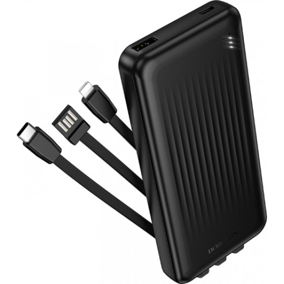 Borofone Powerbank BJ79 Clever, 10000mAh, 10W, Black