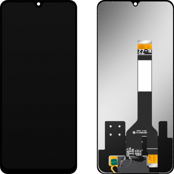 MP Lcd Display Module For Xiaomi Poco C71 / Redmi A5 4G, w/o Frame, Aftermarket, Long Flex Version, Black