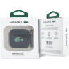 LACOSTE Liquid Silicone Croc Logo Case For Airpods 4 Black - (LCA4SLOK)
