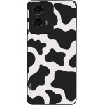 Sonique ���� Animal Print Series ��� Motorola Moto G04 4G / Moto G04s 4G / Moto G24 4G / Moto E14 4G Cow 01