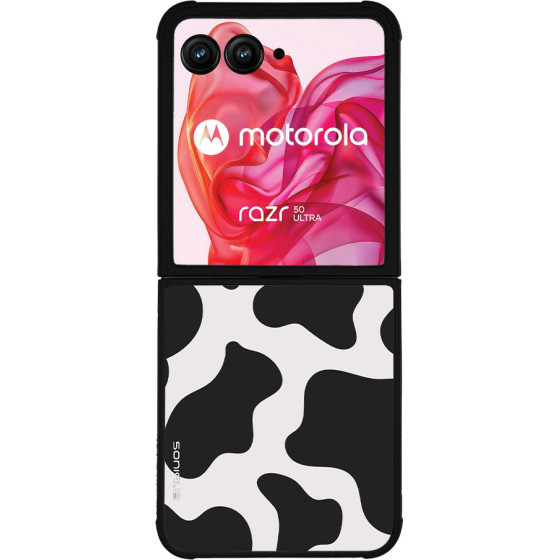 Sonique ���� Animal Print Series ��� Motorola Motorola Razr 50 Ultra Cow 01