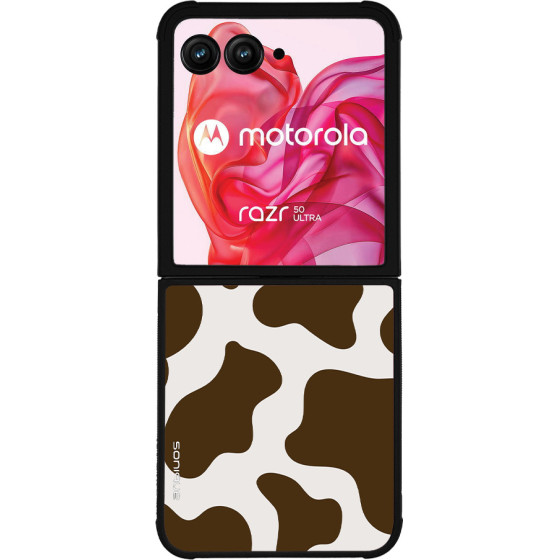 Sonique ���� Animal Print Series ��� Motorola Motorola Razr 50 Ultra Cow 02