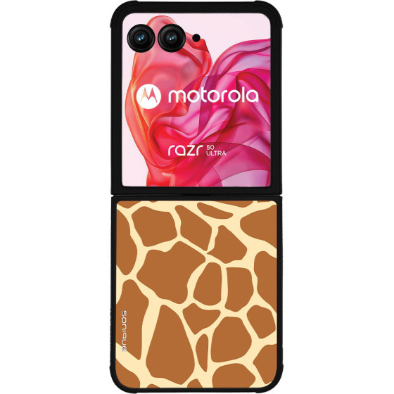 Sonique ���� Animal Print Series ��� Motorola Motorola Razr 50 Ultra Giraffe 02
