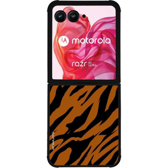 Sonique ���� Animal Print Series ��� Motorola Motorola Razr 50 Ultra Tiger 01