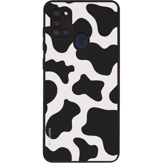 Sonique ���� Animal Print Series ��� Samsung Galaxy A21s Cow 01