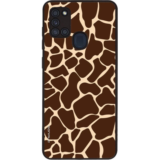 Sonique ���� Animal Print Series ��� Samsung Galaxy A21s Giraffe 01