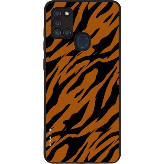 Sonique ���� Animal Print Series ��� Samsung Galaxy A21s Tiger 01