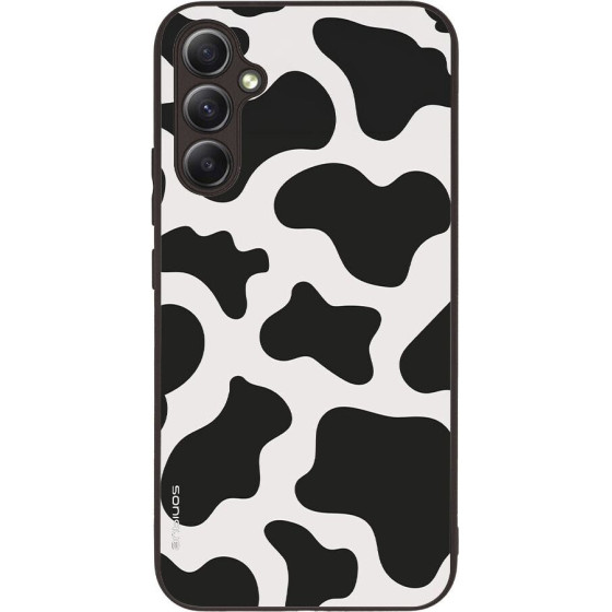 Sonique ���� Animal Print Series ��� Samsung Galaxy A34 5G Cow 01