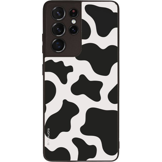 Sonique ���� Animal Print Series ��� Samsung Galaxy S21 Ultra Cow 01