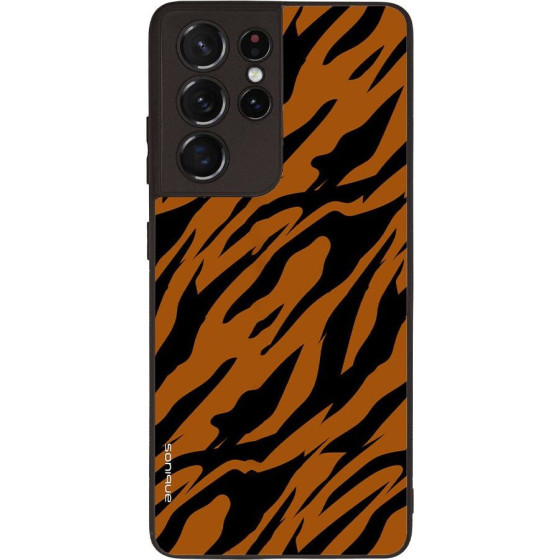 Sonique ���� Animal Print Series ��� Samsung Galaxy S21 Ultra Tiger 01